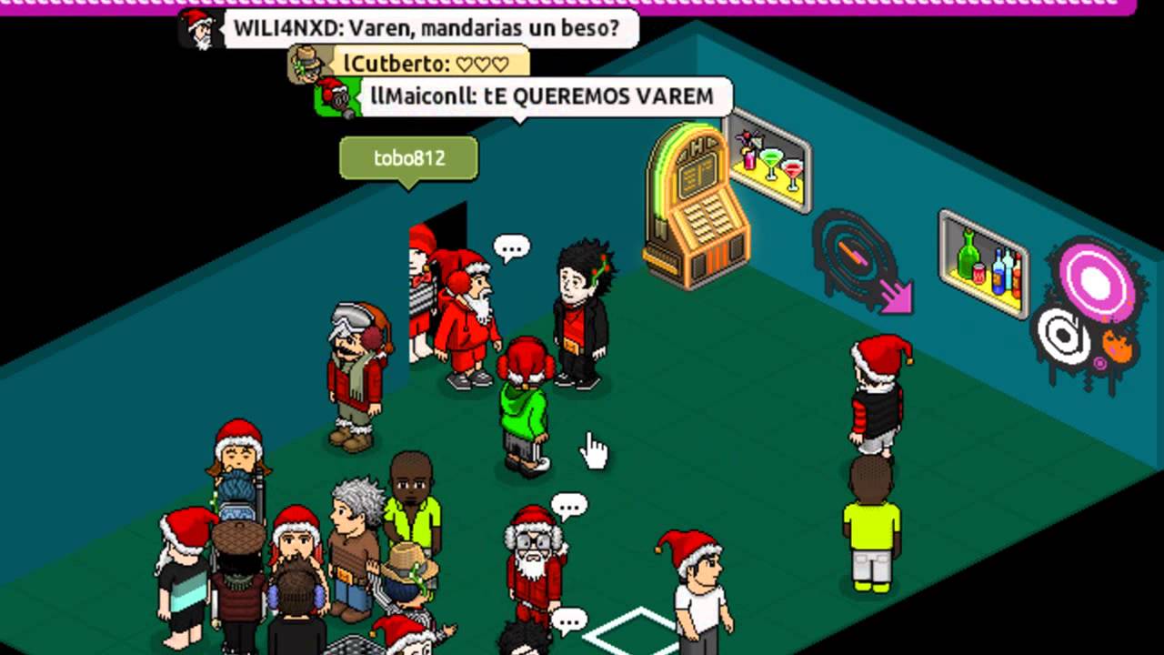 Habbo Fiesta con los MODS botopaste Varem @zulfa Habbo.es