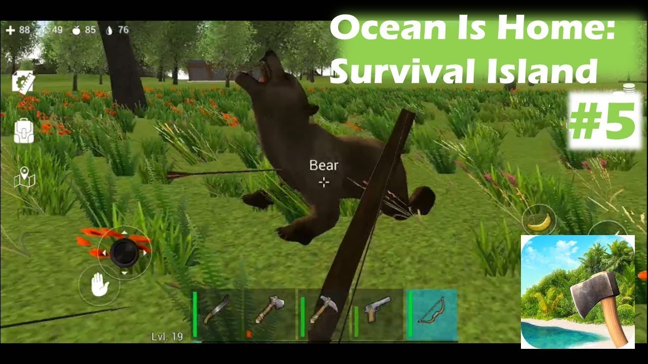 HUNTED DOWN 3 BEARS + WOLF FARMING! | Ocean Is Home: Survival Island Part 5