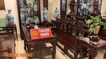 Ghế Trường Song Tiện Huế Gỗ Gụ | nội thất Kiểu Xưa |Tủ Bày Đồ | Bàn Ghế Cổ | Sập gỗ |TRƯỜNG KỶ GỖ