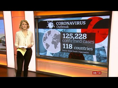 Coronavirus (Covid-19) markets tumble, closures & cancellations (Global) – BBC News 13th March 2020