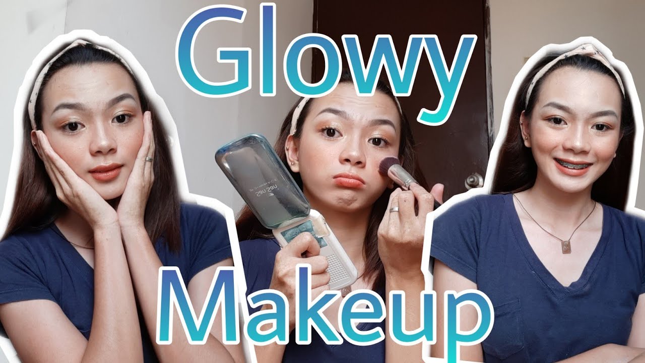 How to do glowy makeup - YouTube