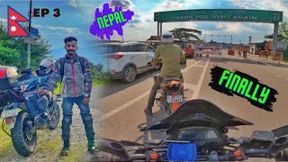Finally Entry India Nepal Boder Welcome to NepalInternational Ride||EP-3#gbmotovlog #dominar400