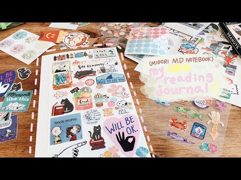 새로 산 독서 다이어리 표지 꾸미기 📝 미도리 MD 노트 📚 독서 슬럼프, 넷플릭스, etc.