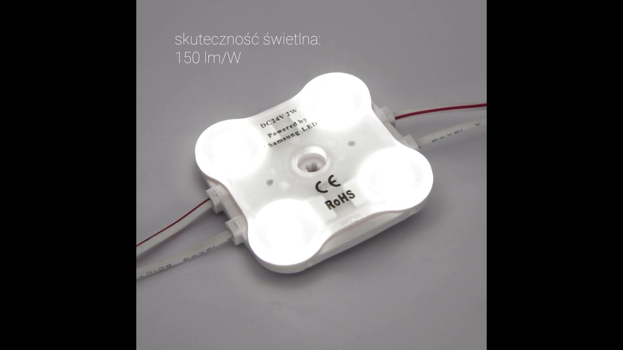 Moduł LED NANO MAX 4 OPTICAL LENS 2W 24V