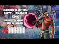 Fortnite DIALOGOS DE HISTORIA: LLAMADO DE KENDO | CAP 6 CAZADEMONIOS HISTORIA PARTE 1