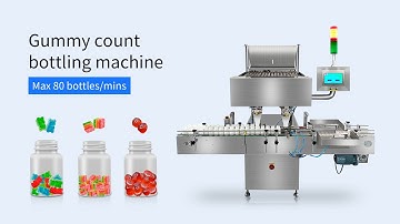 16 Lane Gummy Bear Count Bottling Machine
