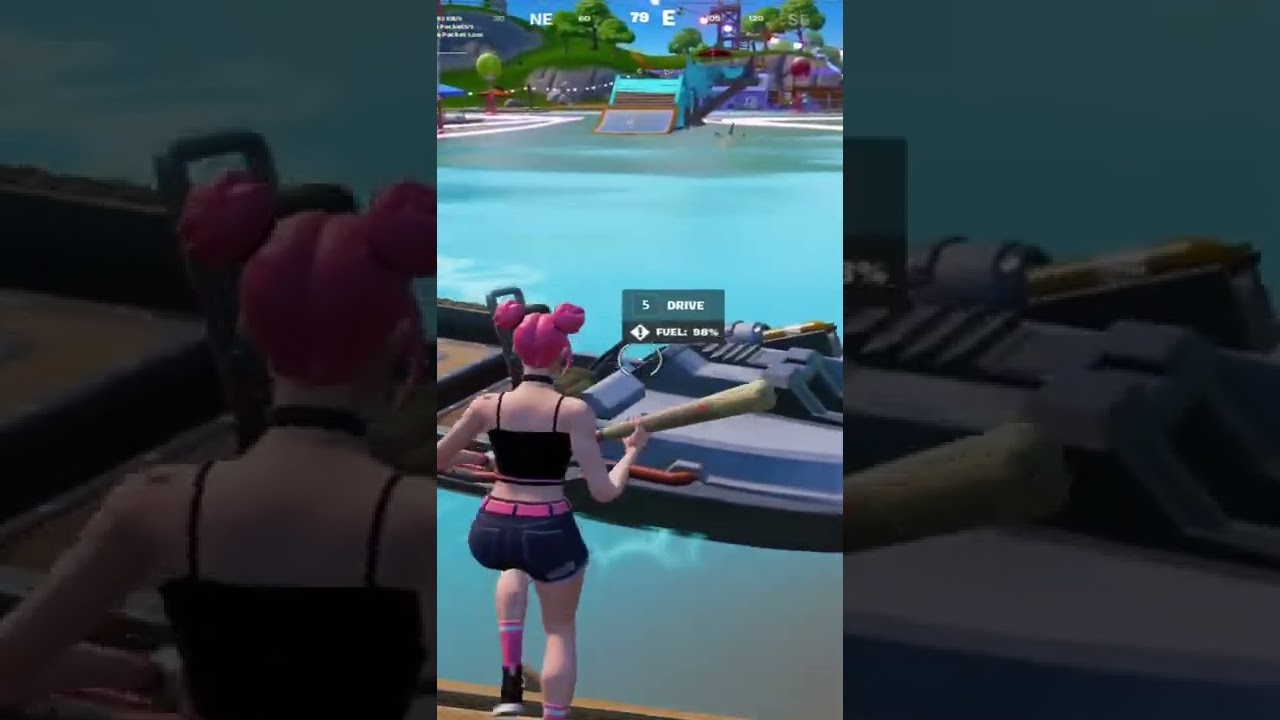 Fortnite But If I Touch Water I Jump in a Pool IRL