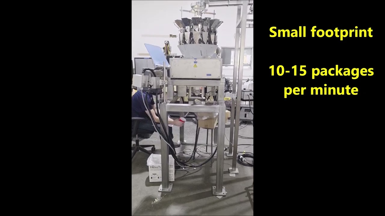 Scaling flower on a semi automatic Yamato Scale with Right Stuff Equipment integrated set.