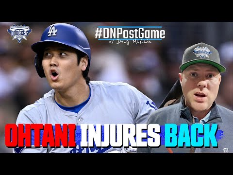 Shohei Ohtani Leaves Game With 'Back Tightness', Injury Update, Dodgers Shutout Padres 5-0!