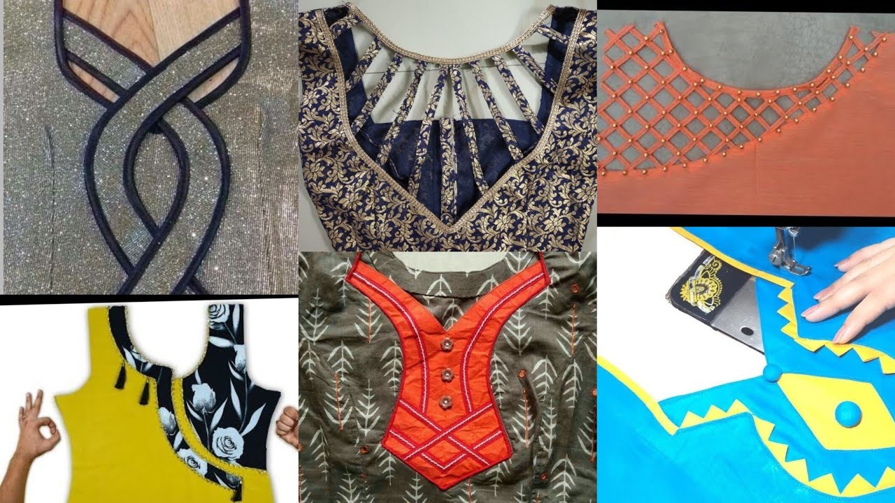 Stylish and Creatively maked Neck Designing Idea's Pictures||2019 best Neck Designs