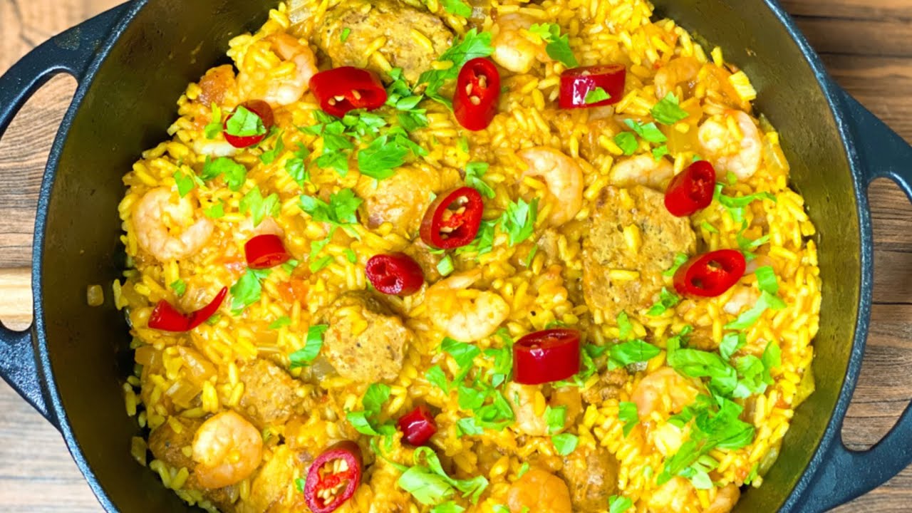 Jambalaya Paella OR Rice Recipe? YouTube