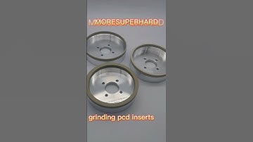 Three diammeter 6A2  vitrified diamond wheel for sharpening PCD inserts