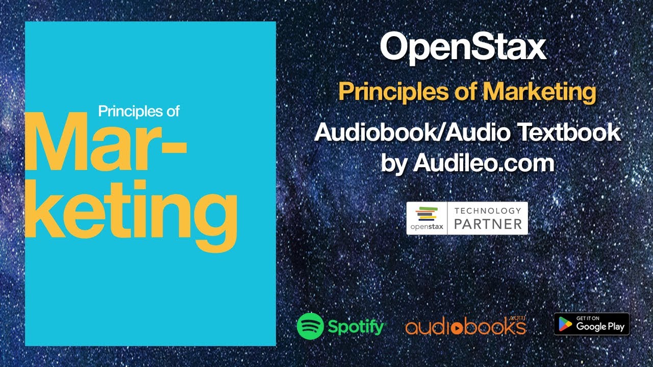 OpenStax Principles of Marketing Audiobook/Audio Textbook by Audileo
