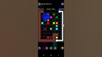 How to solve flow free (rectangle pack 9x11 level 34)