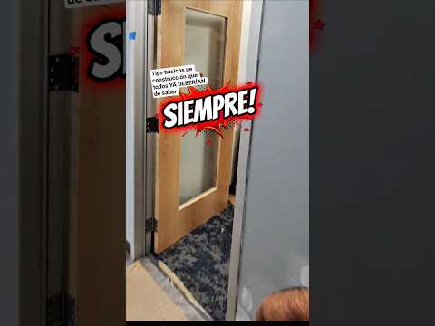 Tips básicos de construcción #carpintería #construcción #Framing #puertas #doors #construction