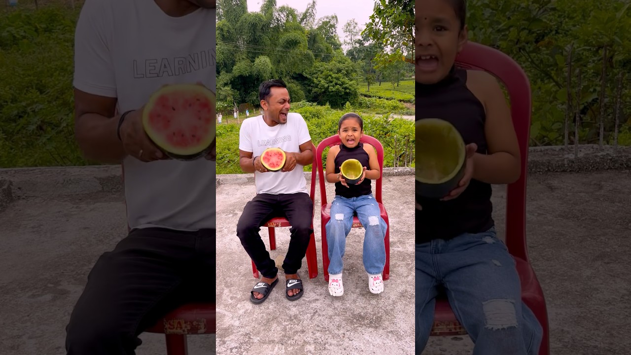 Khushi crying for watermelon 🍉 comedy video #shortsfeed #reels #tranding #viral #viralreels