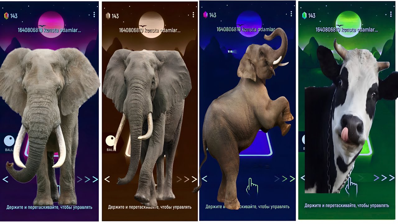 Elephant tiles hop edm rush new update coffin dance 💃