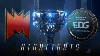 Inf Vs Edg - Worlds Play In Match Highlights 2018