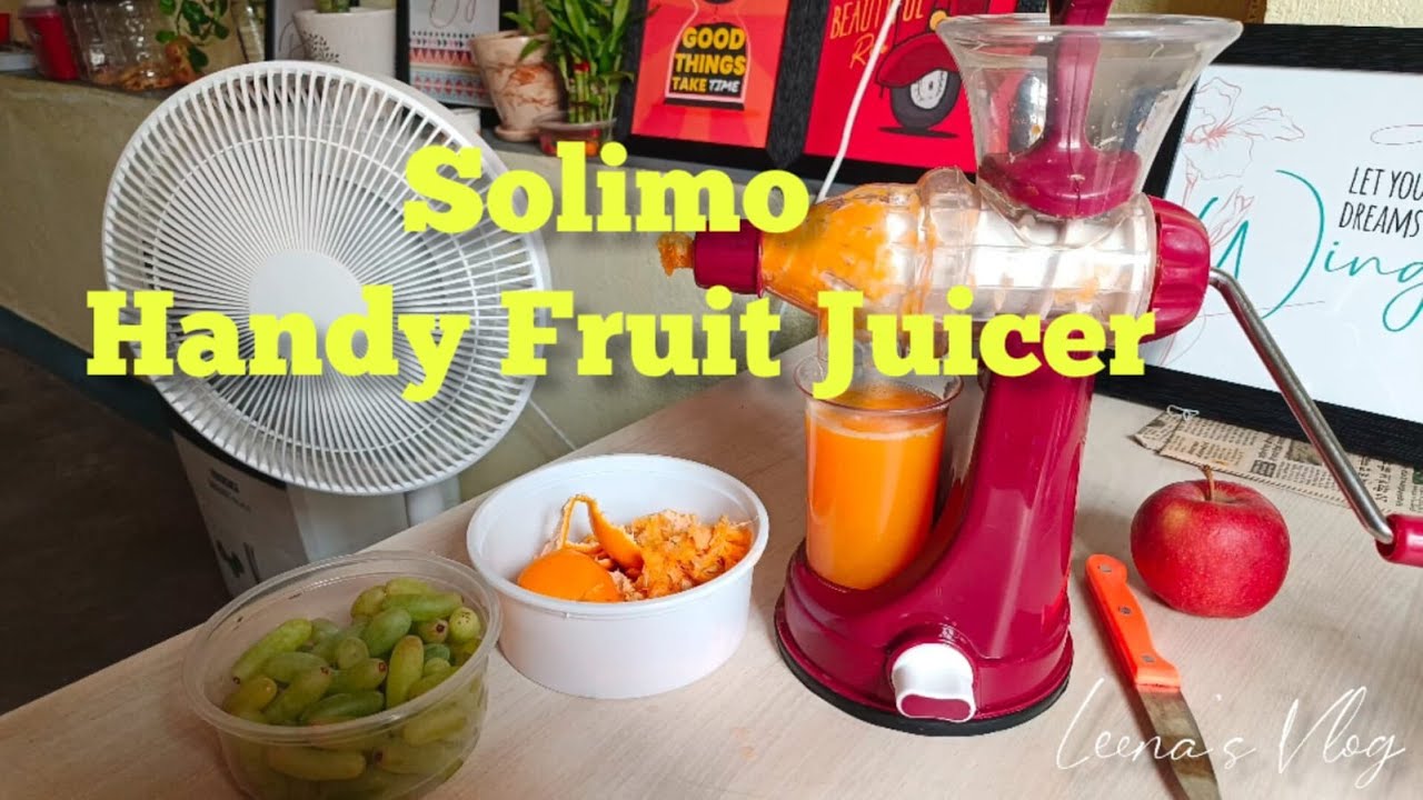 Amazon Brand Solimo Plastic Handy Fruit Juicerleena homemadefood
