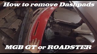 How to Remove a MGB GT or Roadster Dash Pad screenshot 5