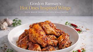 Gordon Ramsay's Hot Ones Inspired Wings | Oven-Baked Crispy Chicken Wings Recipe