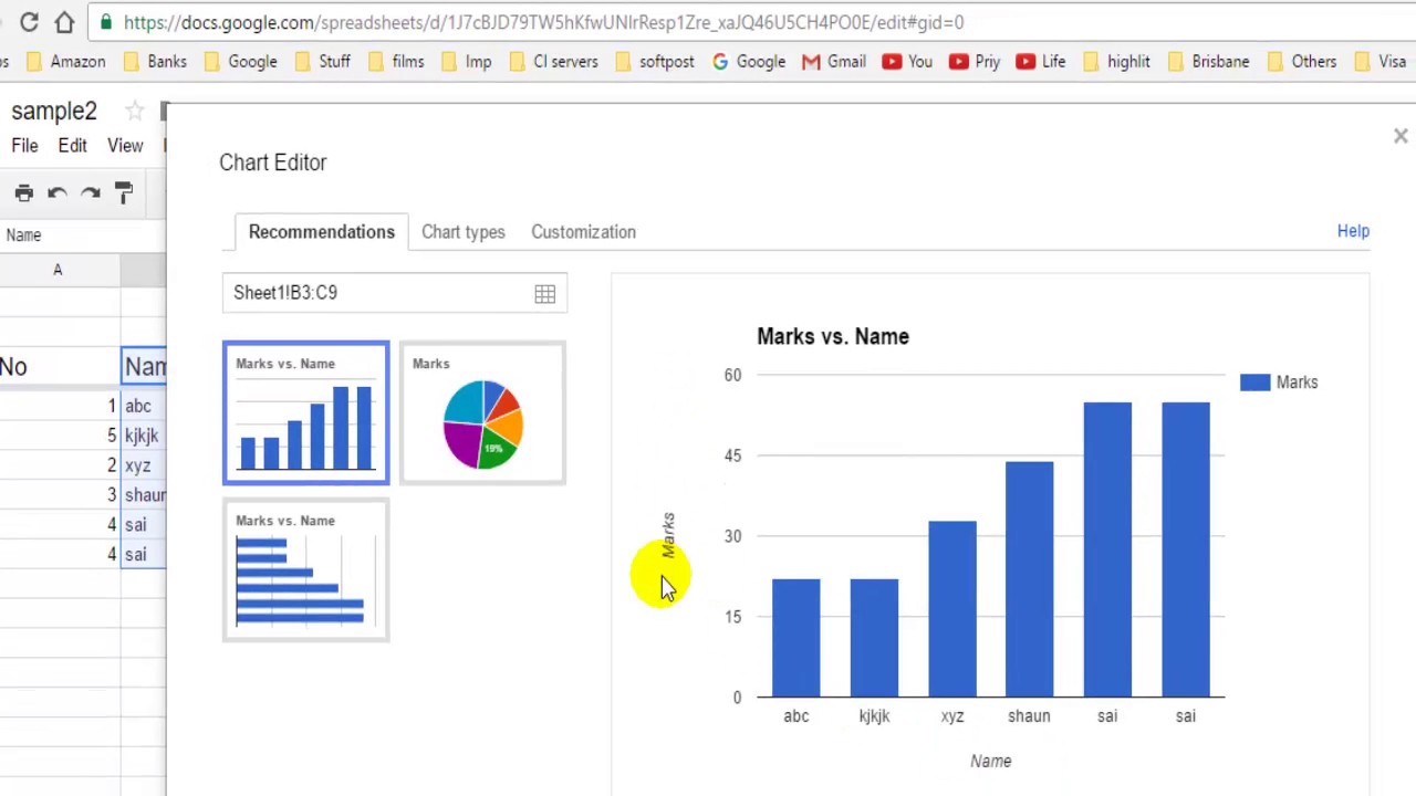 Google Chart Label