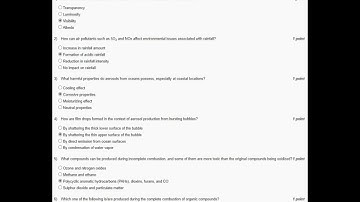 Air Pollution and Control NPTEL-2024 week-2 Answers.