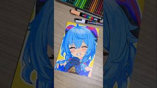 Draw Ganyu || GenshinImpact || 原神のガニューの画像 #drawing #art #anime #shorts #ganyu #genshinimpact #描く#アニメ