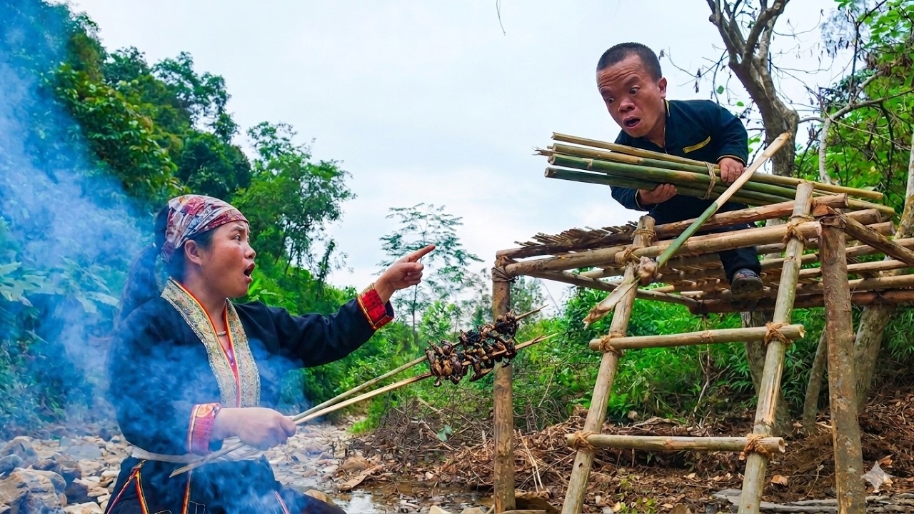 Dwarf Family A Peaceful Journey of Building Our Forest Sanctuary - YouTube
