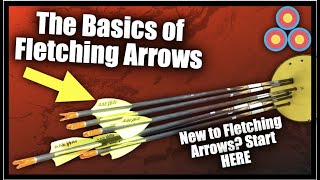 Fletching Arrows for Beginners | Helping a new Archer Fletch Arrows for the First Time