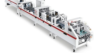 HOSON 2016 DRUPA / ZH-880BFT-H CRASH LOCK BOTTOM TYPE FOLDING GLUING MACHINE