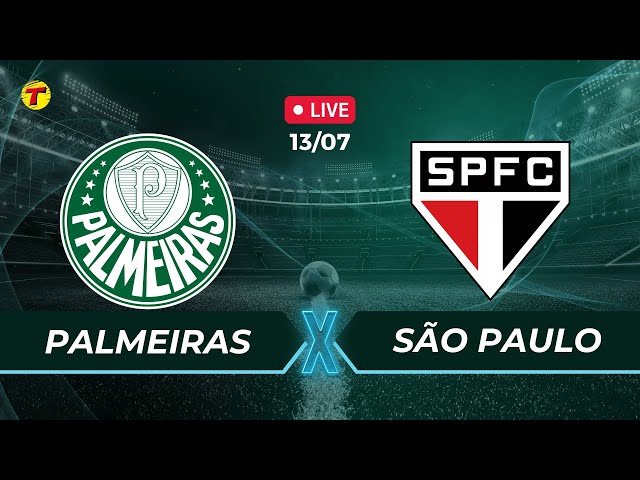 Qual canal vai passar o jogo do PALMEIRAS X SÃO PAULO hoje (13/07