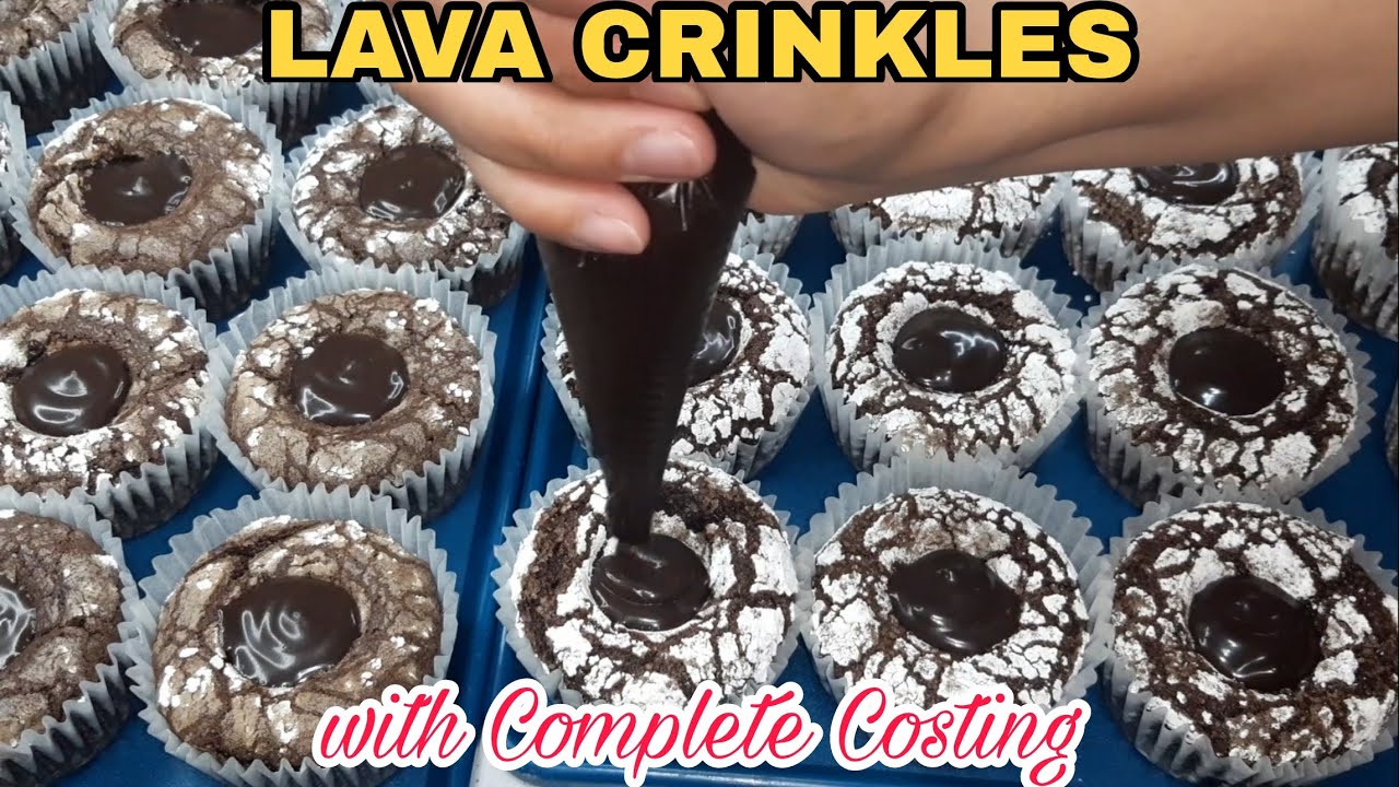 LAVA CRINKLES Easy with Complete Costing | Negosyo Recipe