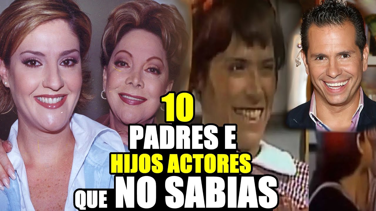 Son actores famosos y sus padres también, pero nadie lo sabía por esta razón