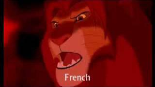 The Lion King - Run Away, Scar One Line, 23 Languages