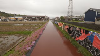 4K・ 【4K】Rainy walk in Kyotango Mineyama, Kyoto