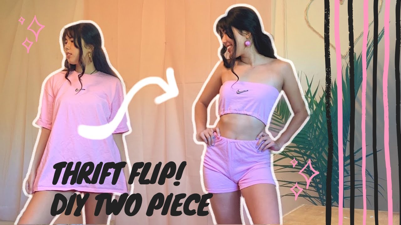 nike 2 piece crop top set