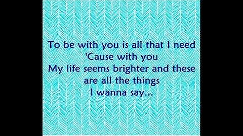 TEN 2 FIVE - I WILL FLY (LYRICS)