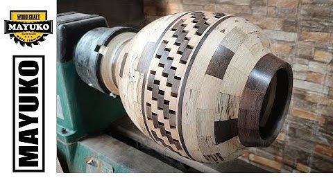OPEN & CLOSE SEGMENTED, woodturning