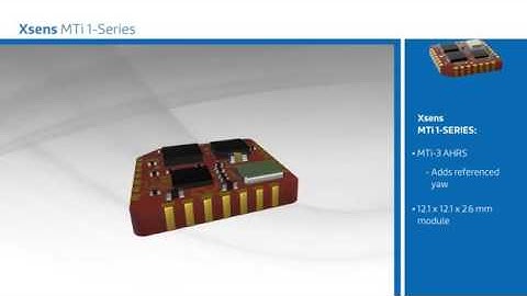 Xsens MTi 1-series for Professional UAV and Payload Control - Mouser Electronics