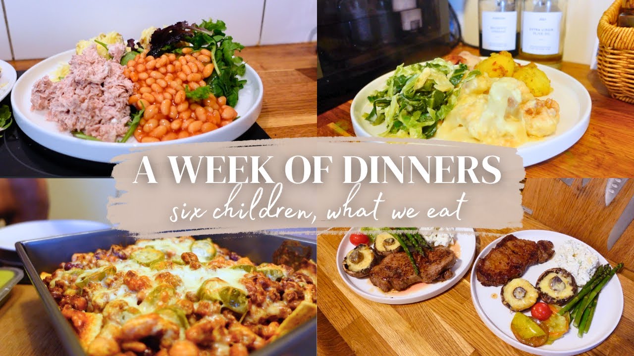 NEW FAMILY DINNERS OF THE WEEK: family of eight evening meal ideas, meal plan, sahm of six 🍝🥙