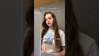 micromanagement is the worst… #jobmarket #managerproblems #managersbelike #jobproblem #workdrama