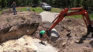 Narellan pool installation