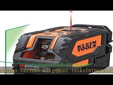 Klein Tools 93LCLG Laser Level, Self Leveling, Hi-Viz Green Cross Line