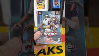 A Cool Joe Burrow Pulsar Parallel and some nice rookies in a 2025 Topps Chrome Football Hanger Box!