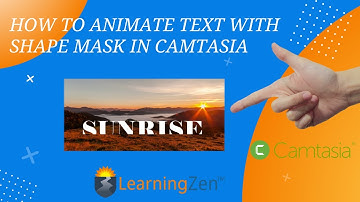 Animate Text with Shape Mask-Camtasia
