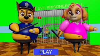 NEW UPDATE | PAW PATROL BARRY'S PRISON RUN OBBY |FULL GAMEPLAY #roblox #obby