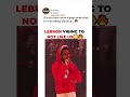 LeBron VIBING to Not Like Us 😳🔥 @kingjames @kendricklamar #lebron #lebronjames #kendricklamar