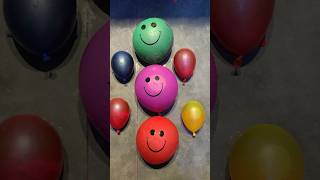 "3 smile face ballon with 4 small ballon pop reverse asmr" #viral #balloon #asmr