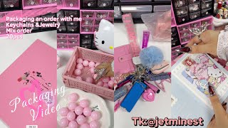 Asmr Packing Lets Packaging For My Small Business Keychains Jewelry